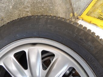 4ks plechových disků Škoda Scala+zimní pneu 195/60/16 - 8