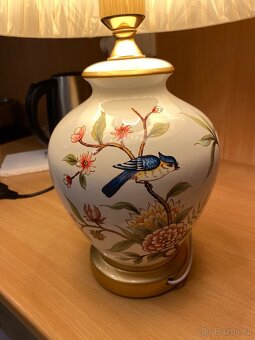 Stolní lampa Orientální krémová keramika. - 8