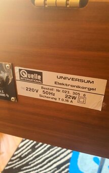 Retro Organ International Universum Duo - 8