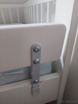 Dětská postel IKEA Gulliver 160x70 + matrace atd. - 8