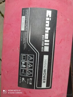 VŘETENOVÁ SEKAČKA EINHELL GC-HM 40 - 8