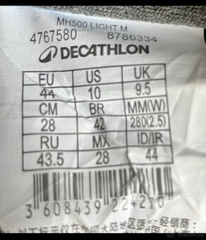 Pánské trekové boty Quechua MH500 Light - 8