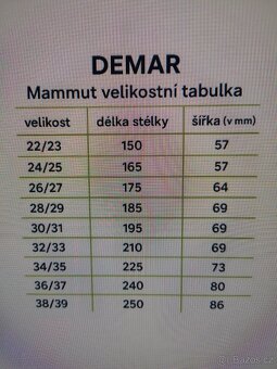 Demar mammut 32/33 a 33/34 - 8