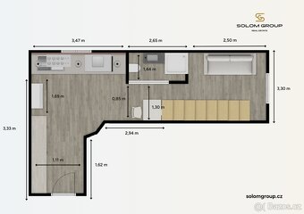 Atypický byt u parku Folimanka Praha 2, OV, volný ihned - 8