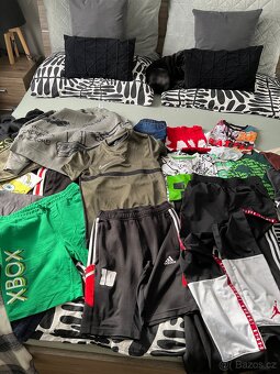 Obrovsky balik chlapeckeho oblečeni adidas,nike… - 8