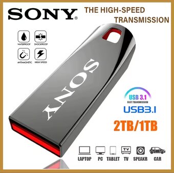 Flash disk SONY-2TB(2048GB) USB 3.0, kovový, stříbrný - NOVÝ - 8