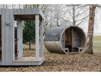 Finská sudová sauna 3m Premium - 8