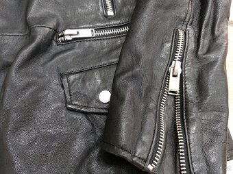 Kožený křivák Zara - M - jako nový - 8