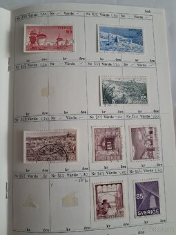 Švédské známky 3 - 8
