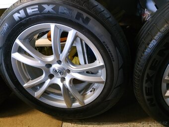 Alu kola Hyundai Santa Fe 5x114,3 r18 Originál,pneu6mm TPMS - 8