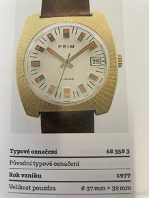 Nabízím hodinky PRIM . stroj kalibr 68, model r. 1977 - 8
