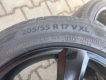 Alu kola 5x100, R17, Barum Bravuris 5 Xl 205/55/17 - 8
