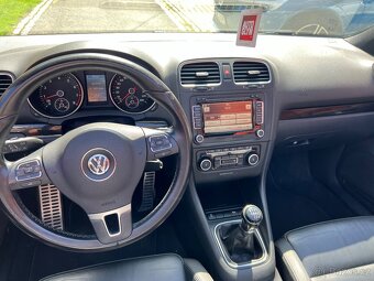 VW Golf VI 1,4TSI 160PS Cabrio , stav nového TOP 🔝 auto - 8