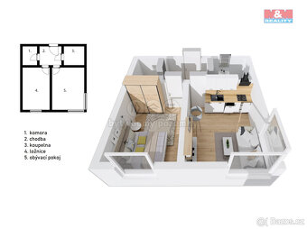 Prodej bytu 2+kk, 37 m², Praha, ul. Pod Nouzovem - 8