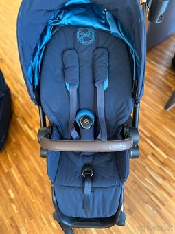 Cybex e-Priam nautical blue korba + seatpack + doplňky - 8