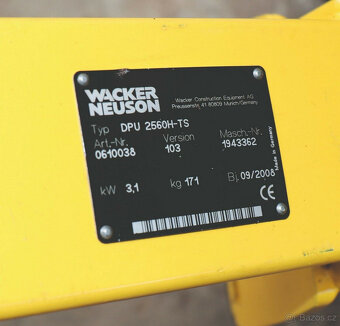 Vibrační deska Wacker Neuson DPU 2560 H-TS ve velmi dobrém s - 8