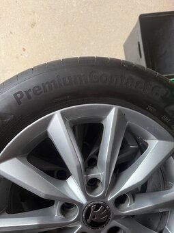 Sada letních kol ŠKODA - alu MINORIS 16 + pneu CONTINENTAL - 8