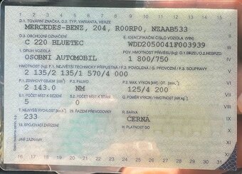 Mercedes Benz W205, Odpočet DPH - 8