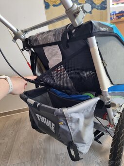 Thule Chariot CX - modrý - na kolo, běhání + miminkovník - 8