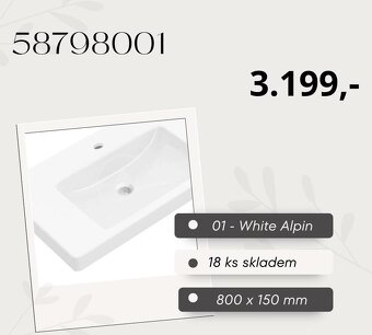 Villeroy & Boch výprodej — luxusní sanitární keramika, nové - 8