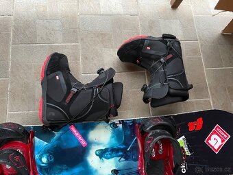 Snowboard Sims Chaos 160 cm +vázání Burton Custom boty 42 - 8