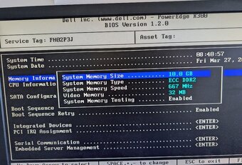1U server DELL PowerEdge R300 - 8