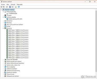 ☑️Herní PC RYZEN 7 5800X,RTX 3070,32 GB RAM,2 TB SSD - 8