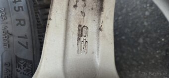 Zimní sada ALU ABT 8x17 pneu Michelin Alpin 6 225/45 - 8