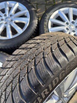 ORIGINÁL Alu Volkswagen Merano R16, 5x100 - TOP STAV, ZIMNÍ - 8