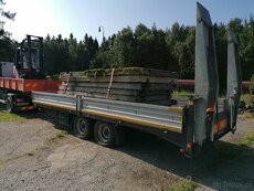 Vlek Sleva podvalnik tandem nájezdy nápravy SAF - 8