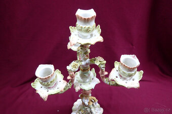 Figurální, zámecký svícen - Německo - 8