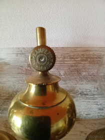 Prodám - staré petrolejové lampy zn. PIGEON, GORDON - 8