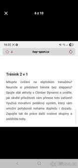 Trenažér  stepper - 8