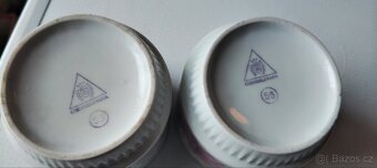 Retro sběratelské hrnky Royal Dux Bohemia Czechoslovakia - 8