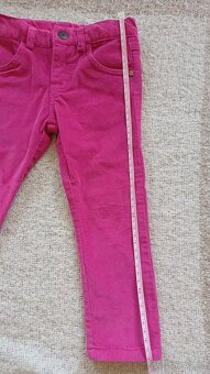 NOVÉ dívčí manšestráky vel. 86/92 - 8