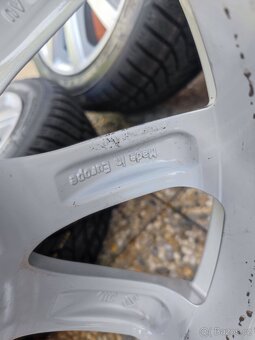 Zimni alu sada 5x112 R17 225/45/17 nepouzita - 8