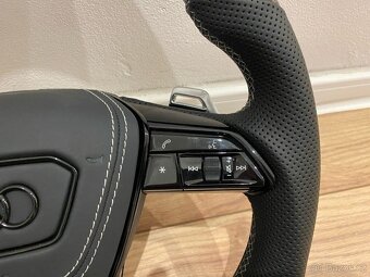 AUDI VOLANT KARBONOVY s AIRBAGOM A6 A7 C8 Q8 S8 SQ8 E-TRON - 8