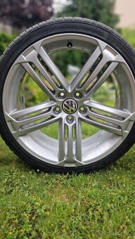 R-line alu VW Talladega r19 + letní pneu - 8