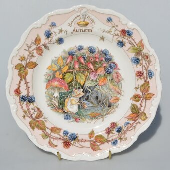 ROYAL DOULTON - sada porcelánové talíře 4 roční období - 8