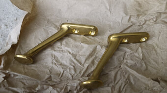 Dveřní mosazná klika, dveřní a okenní kování, obrtlíky - 8