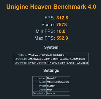 🖥️Herní PC RYZEN 5 5600X,RTX 3060Ti - 8