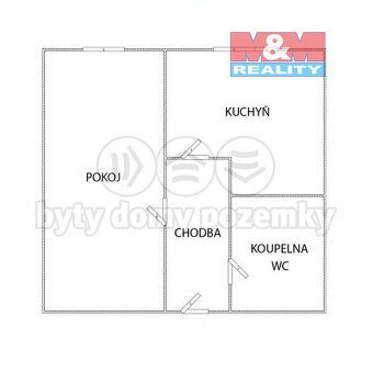 Pronájem bytu 1+1, 34 m², Nová Role, ul. Pod Nádražím - 8