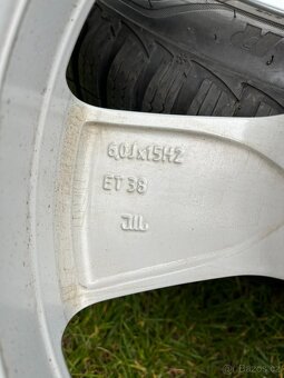 185/60 R15 ALU kola škoda zimní pneu - 8