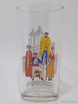 6x Sklenice od francouzské retro hořčice - 8