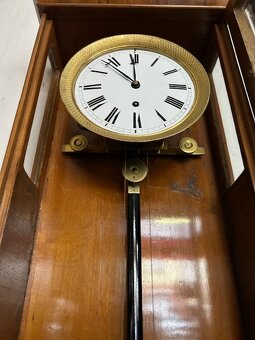 Hodiny biedermeier originál - dachle. - 8