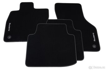 Luxusní celoroční Autokoberce ŠKODA RS - podklad hrubá guma - 8