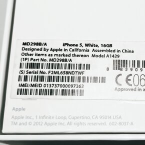 Apple iPhone 5, krabička - 8