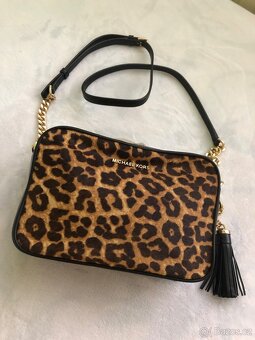 Michael Kors kabelka crossbody leopard originál - 8
