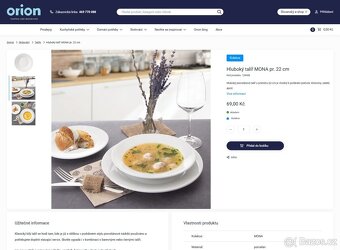 Nádobí - talíře, misky, příbory, skleničky - NOVÉ - 8