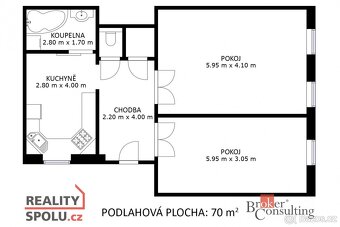 Prodej, byty/2+1, 70 m2, Soukenická, Staré Brno, 60200 Brno- - 8